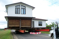 Two story house move