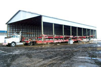 Warkentin hayshed move - 2011